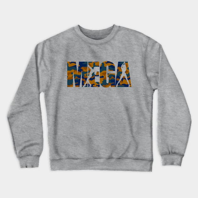 MegaDancers Camo Crewneck Sweatshirt by Megatrip